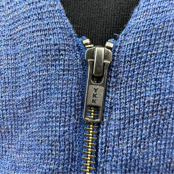 J Crew Zip Cardigan w/Pockets & Chunky Knit Sleeves - Picture 12 of 13